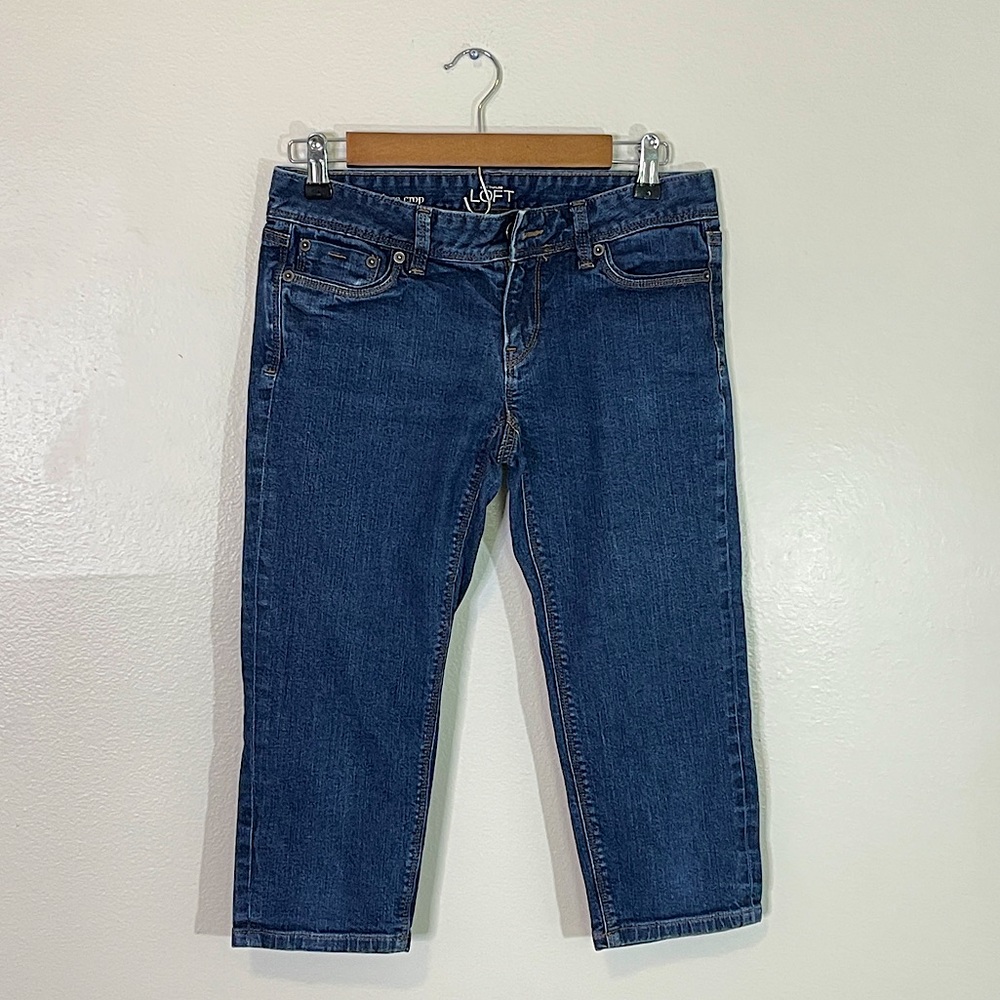 Ann Taylor Loft Modern Crop Jeans Size 6P